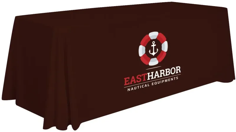 6' Stain-Resistant 4-Sided Table Throw (Full-Color Imprint, One Location) — view 8