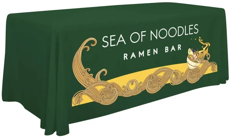 6' Standard Table Throw (Full-Color Front Only) — view 17