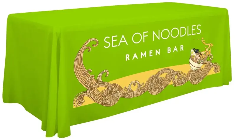 6' Standard Table Throw (Full-Color Front Only) — view 20