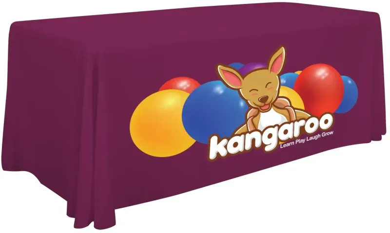 6' Standard Table Throw (Full-Color Front Only) — view 22