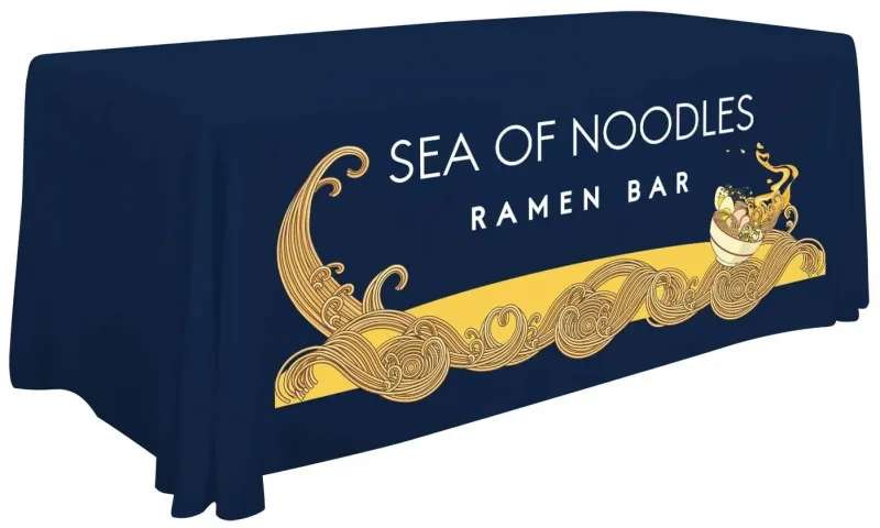 6' Standard Table Throw (Full-Color Front Only) — view 23
