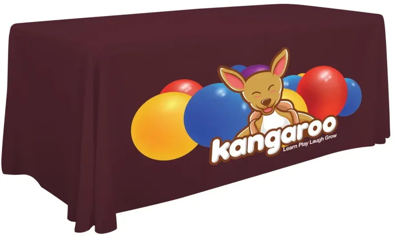 6' Standard Table Throw (Full-Color Front Only) — view 9