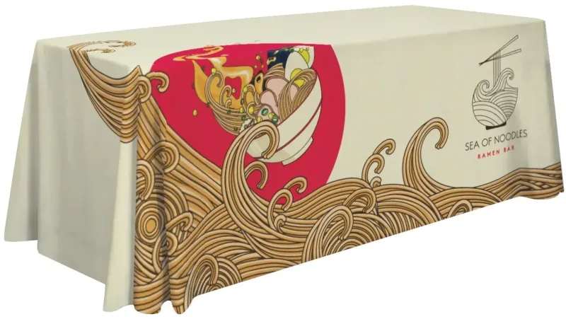6' Standard Table Throw (Full-Color Full Bleed) — view 3