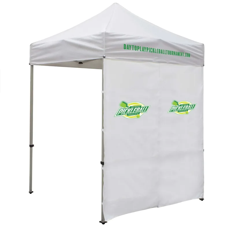 6' Tent Full Wall with Middle Zipper (Full-Color Imprint) — view 4