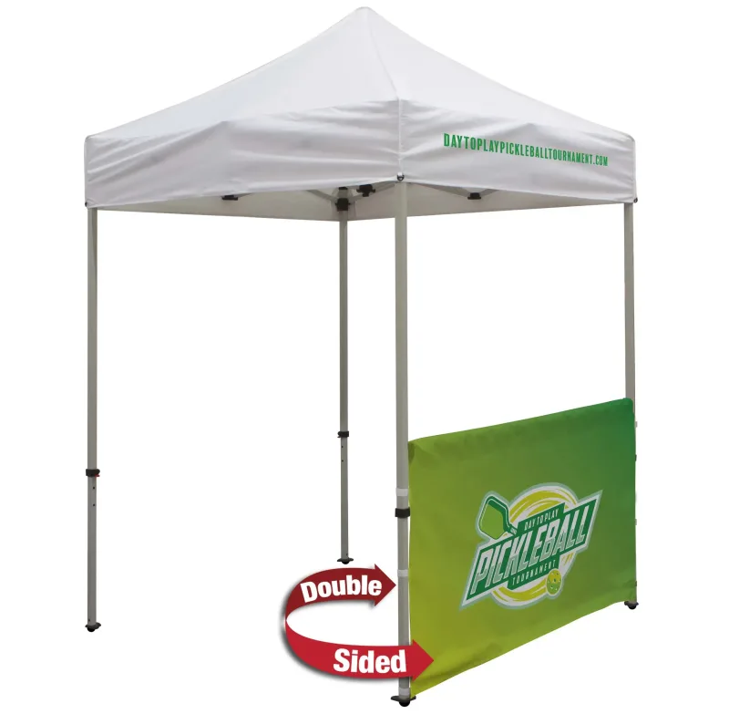 6' Tent Half Wall (Dye Sublimated, Double-Sided) — view 2