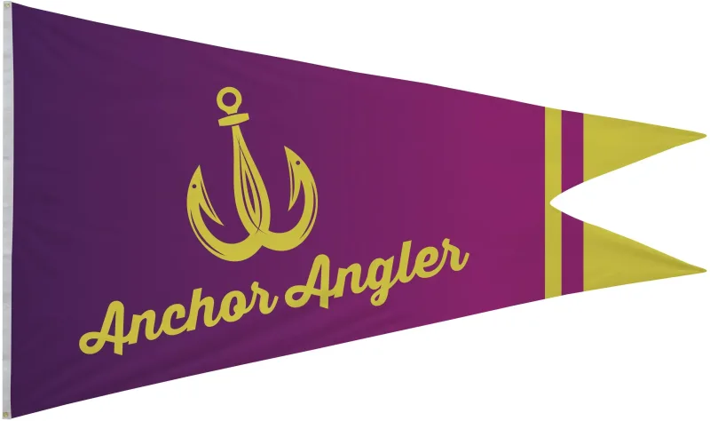 6' x 10' Nylon Burgee Flag Single-Sided — view 4