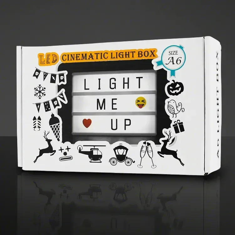 6" x 4" Mini Cinema Marquee USB LED Lightbox — view 2
