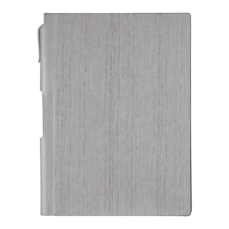 Branded Bari Notebook with Pen - 6" x 8.5" (FSC® Mix) — view 2