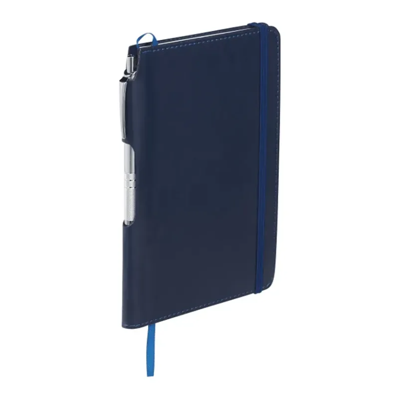 Custom Viola Bound Notebook with Pen - 6" x 8.5" (80 Page, FSC® Mix) — view 6