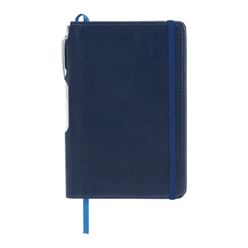 Custom Viola Bound Notebook with Pen - 6" x 8.5" (80 Page, FSC® Mix) — view 7