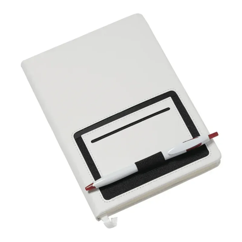 Personalized Moda Notebook with Pen Loop - 6" x 8" — view 8