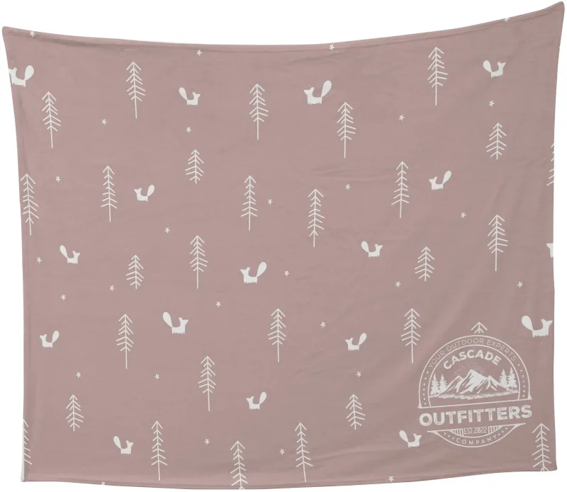 60" x 80" Velveteen Blanket Dye Sub — view 2