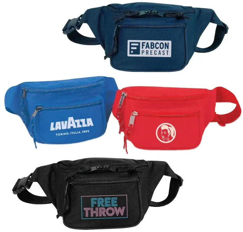 Custom Tri-Zip Fanny Pack