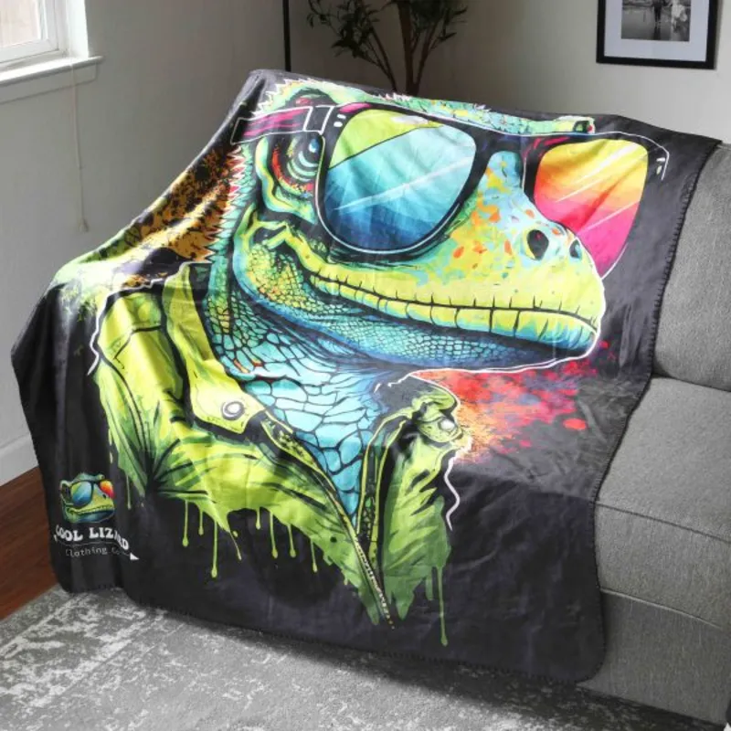 60" X 50" Soft Sublimated Blanket