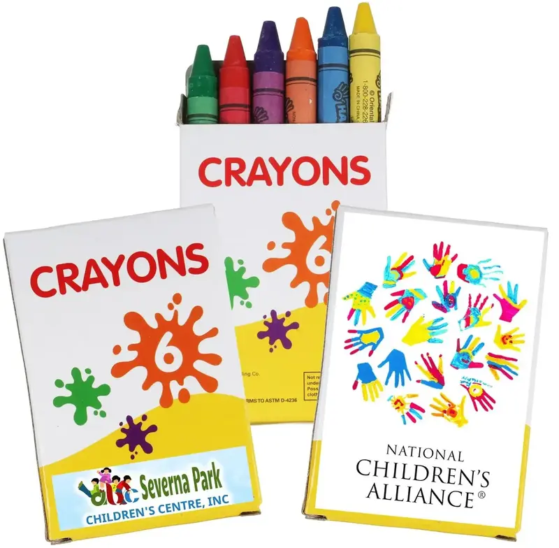 Personalized 6pk Crayons