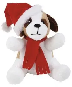 Extra Soft Christmas St. Bernard - 7"