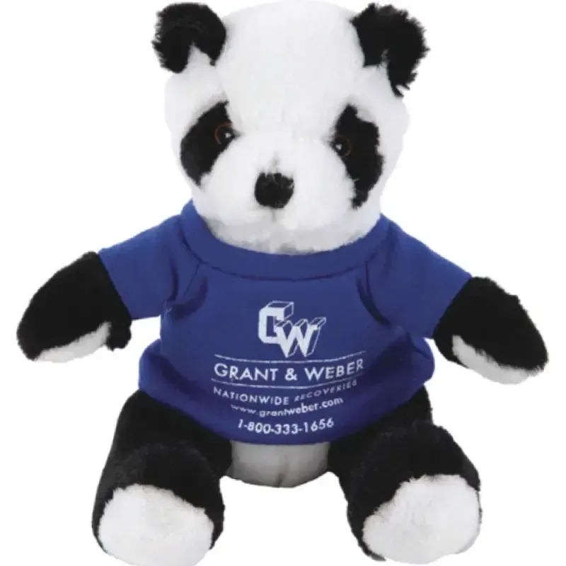 Extra Soft Stuffed Panda Bear - 7"