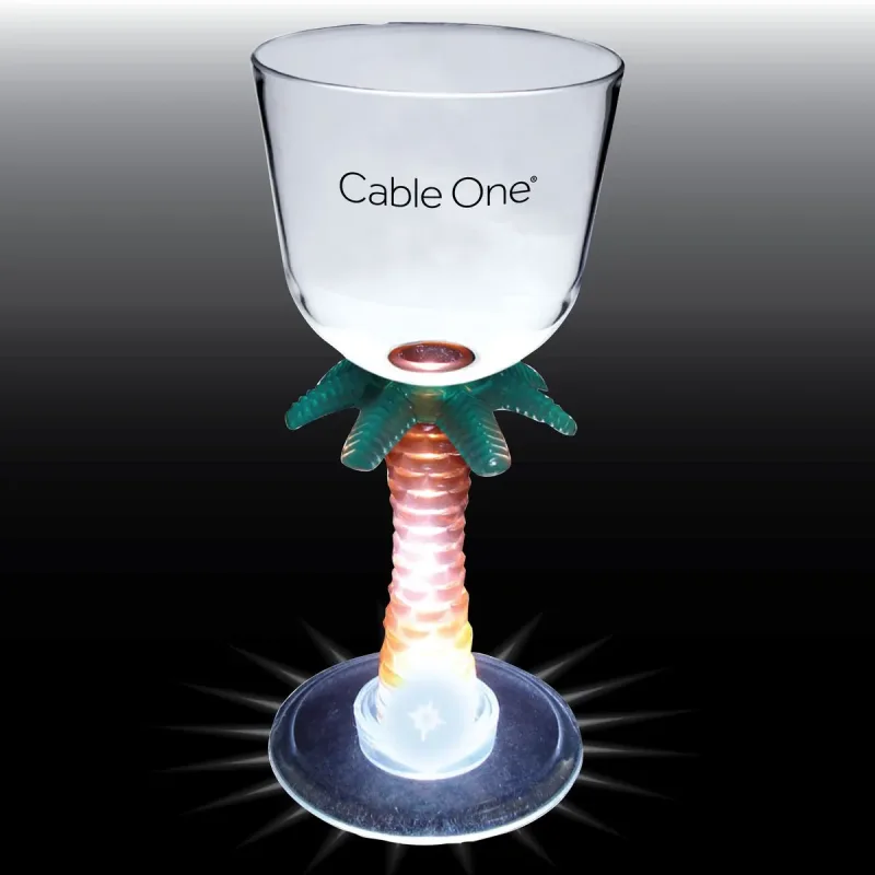 7 oz. Novelty Stem Plastic Wine Glass — view 6