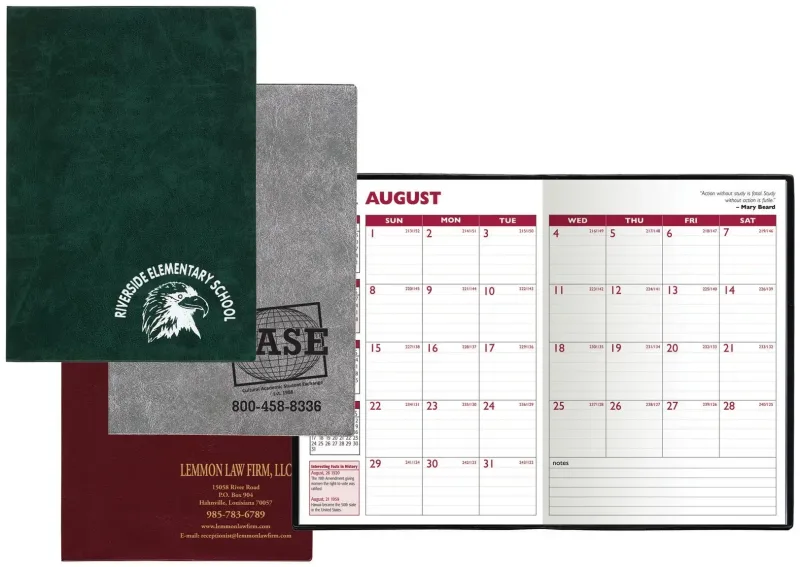 Personalized Executive Vinyl Cover Academic Planner - 7 x 10 — view 10