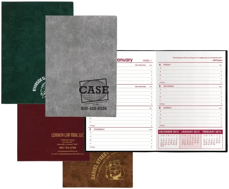 Personalized Executive Weekly Planner - 7 x 10 Vinyl Cover — view 8