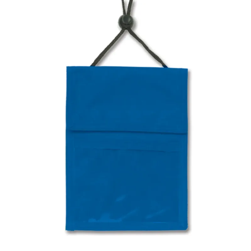 Custom Badge Wallet with Pen Compartments - 3-Pocket (7" x 5.5") — view 3