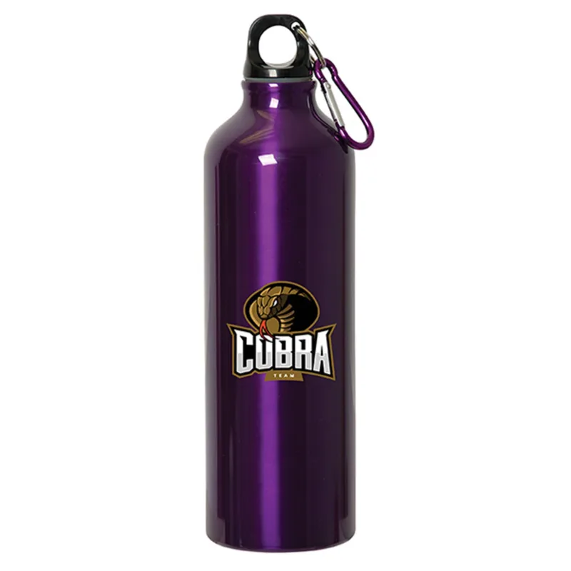 750 Ml (25 Fl. Oz.) Aluminum Water Bottle With Carabiner — view 3