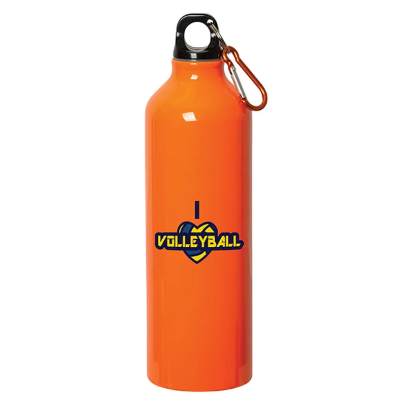 750 Ml (25 Fl. Oz.) Aluminum Water Bottle With Carabiner — view 8