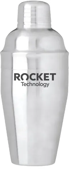 Personalized Mini Stainless Steel Cocktail Shaker - 8.4oz