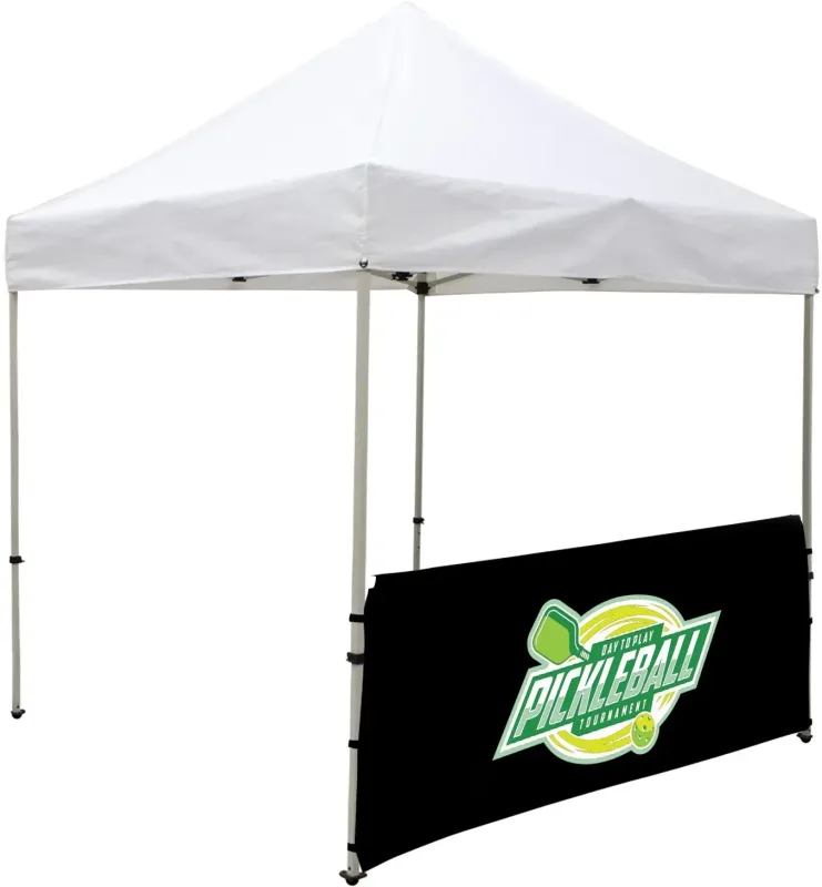 8' Deluxe Tent Half Wall Kit (Full-Color Imprint) — view 3