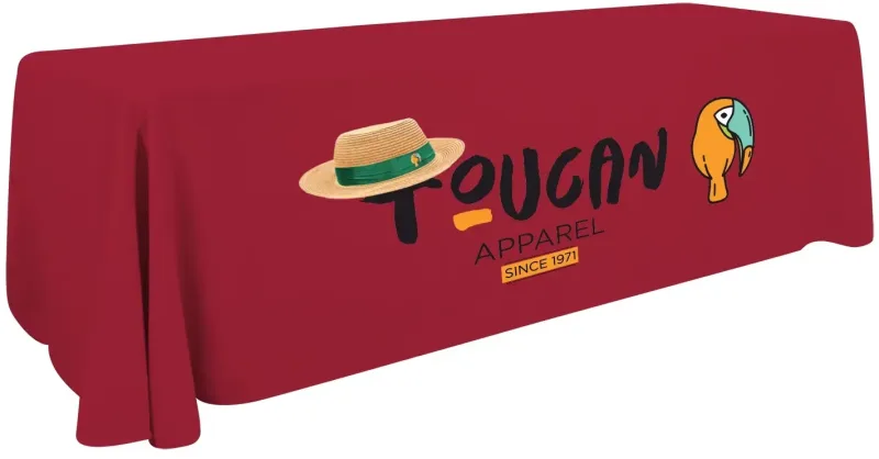 8' Economy Table Throw (Full-Color Front Only) — view 29