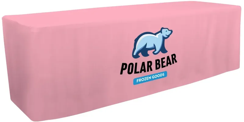 8' Fitted Table Throw (Full-Color Front Only) — view 13