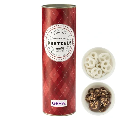 8-Inch Tube with Chocolate Pretzels — view 8