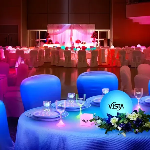 8" LED Orb Deco Ball Centerpiece Lights — view 2