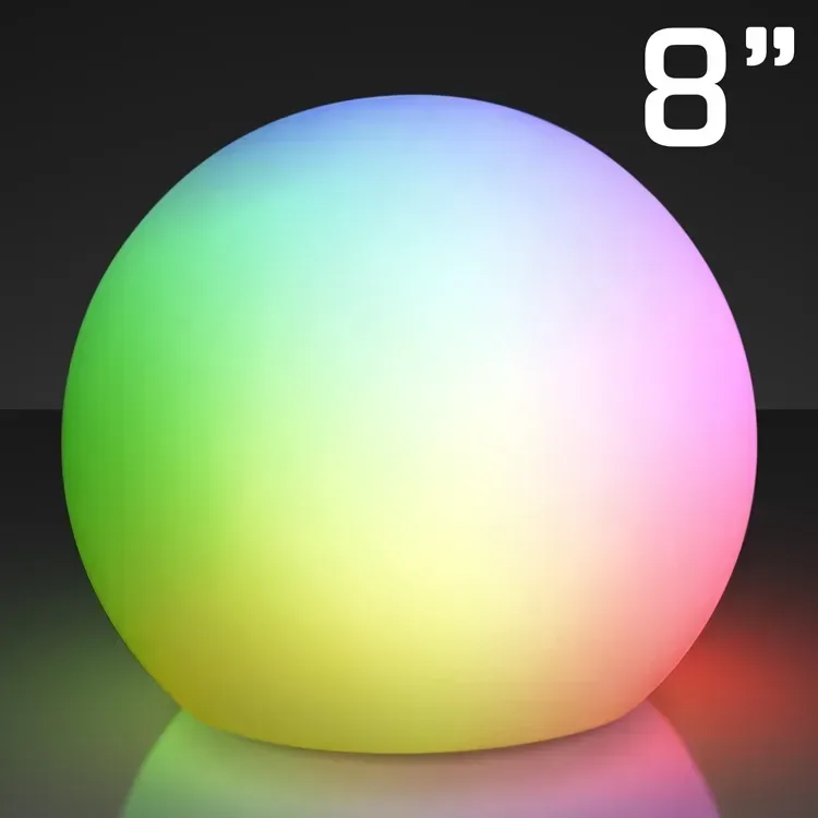 8" LED Orb Deco Ball Centerpiece Lights — view 3