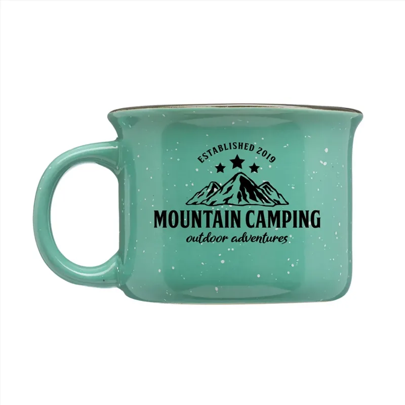 8 oz. Speckled Hearth Ceramic Mug (1 color imprint) — view 5
