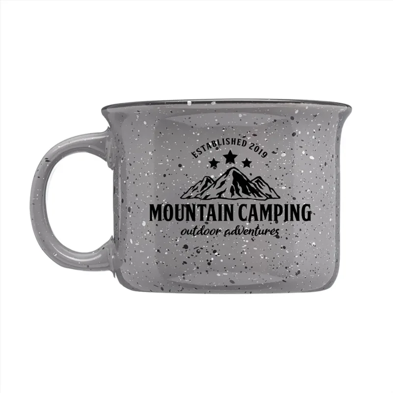 8 oz. Speckled Hearth Ceramic Mug (1 color imprint) — view 6