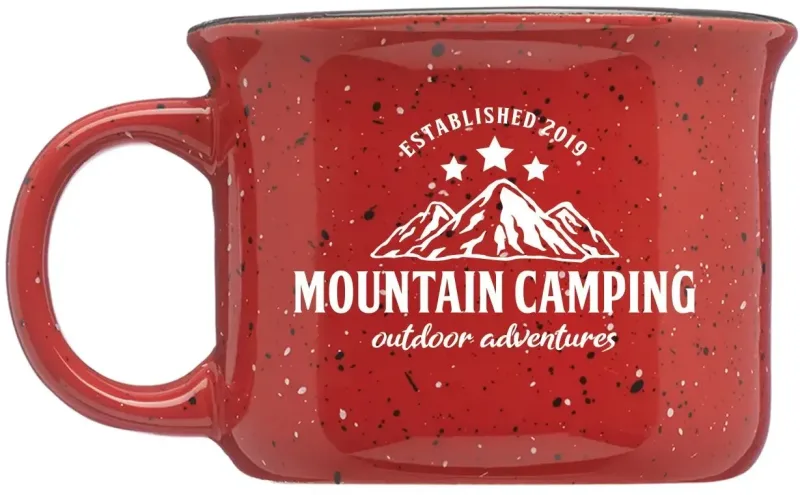 8 oz. Speckled Hearth Ceramic Mug (1 color imprint) — view 7