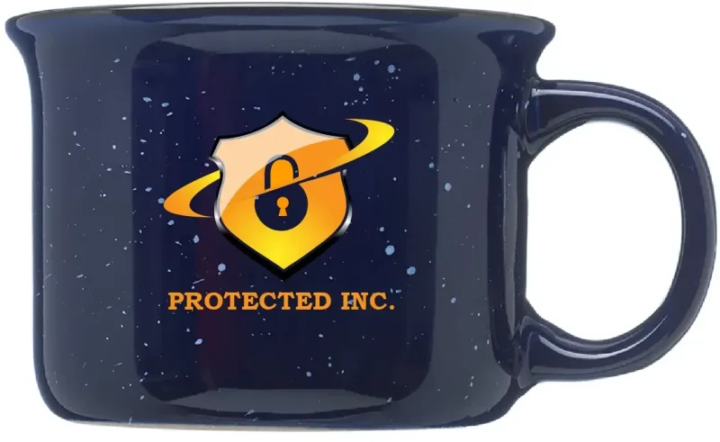 8 oz. Speckled Hearth Ceramic Mug w/ Full Color Imprint — view 12
