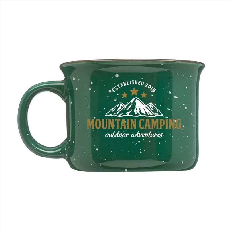 8 oz. Speckled Hearth Ceramic Mug w/ Full Color Imprint — view 9