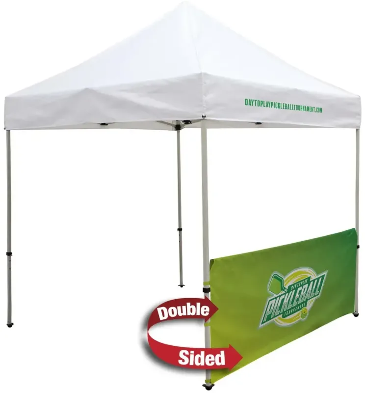 8' Tent Half Wall (Dye Sublimated, Double-Sided) — view 2