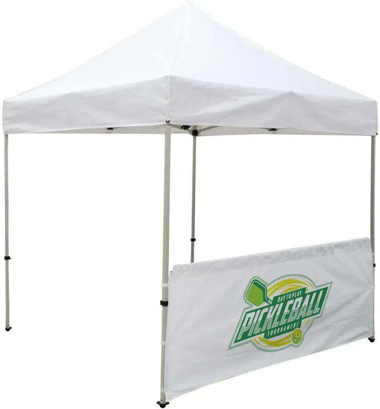 8' Tent Half Wall (Full-Color Imprint) — view 3
