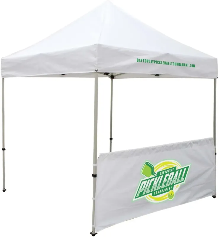 8' Tent Half Wall (Full-Color Imprint) — view 4