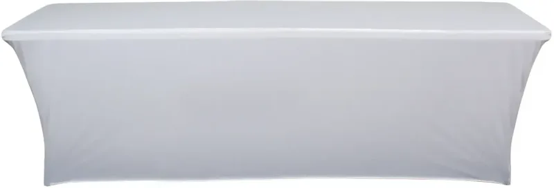 8' UltraFit Curve Table Throw (Full-Color Front Only) — view 3