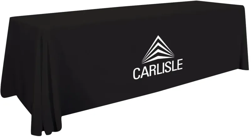 8' Value Lite Table Throw (White Imprint, One Location) — view 3