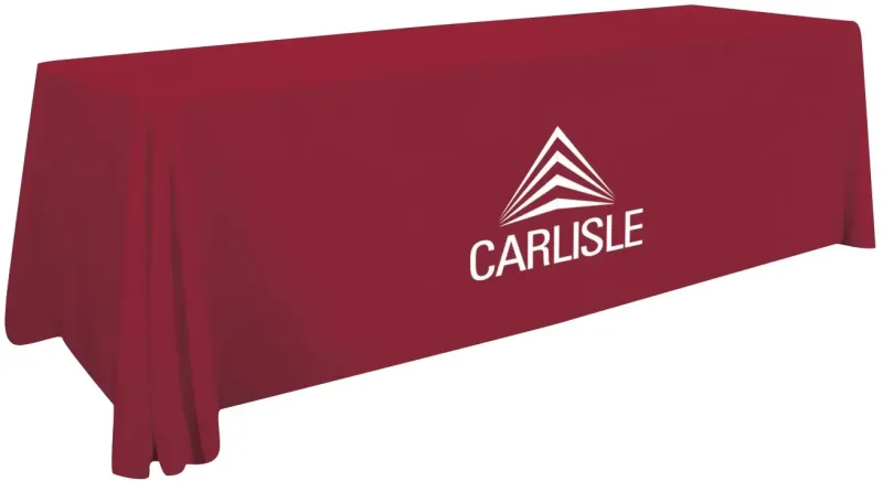 8' Value Lite Table Throw (White Imprint, One Location) — view 6