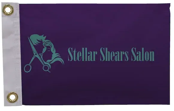 8" x 12" Nylon Flag Single-Sided