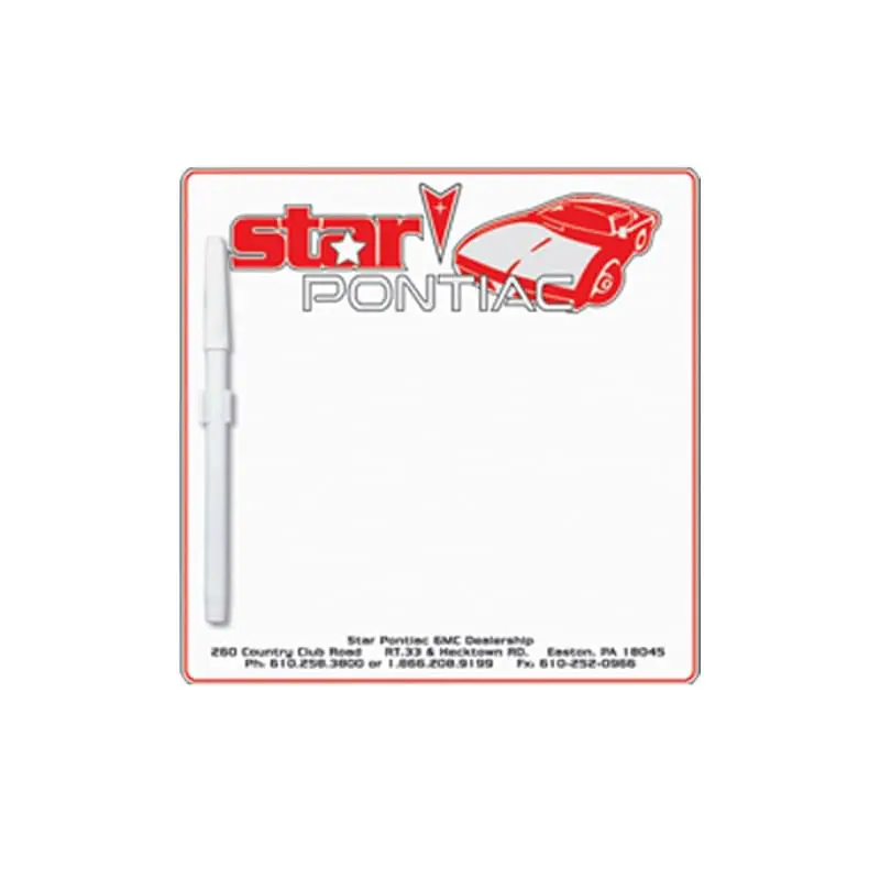 8"X8" Square Shape Memo Board w/Magnets or Tape on Back