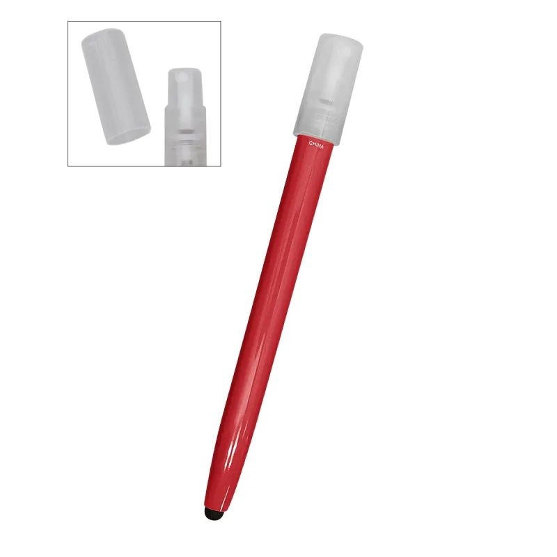 .85 Oz. Refillable Spray Bottle With Stylus — view 2