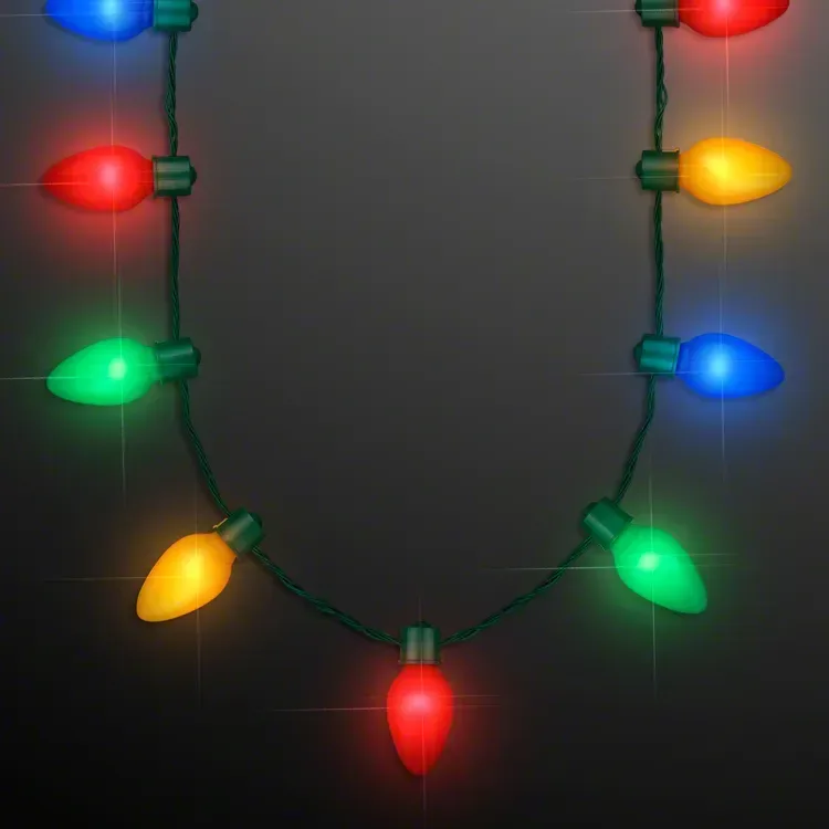 9 Lights Christmas Bulb Necklace — view 2
