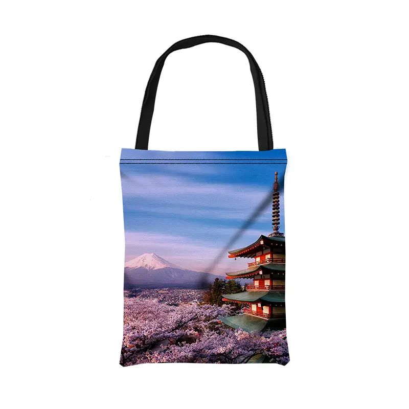 9" x 12" Full Color Canvas Tote Bag